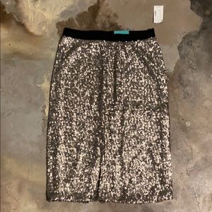 Sequin Pencil Skirt